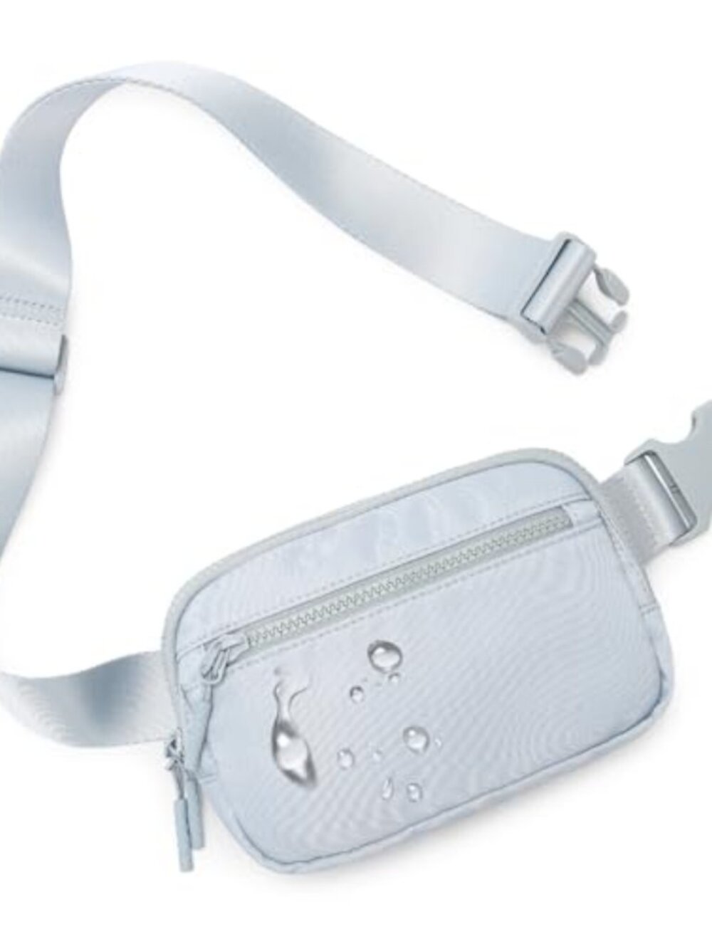 Nylon Ripstop Fanny Pack with 4 Zipper Pockets, Adjustable Strap, Unisex